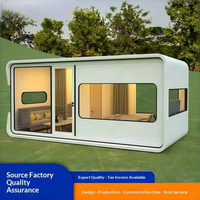 Maison conteneur moderne et écologique 2026 – Cabine mobile préfabriquée tendance, mini hôtel-capsule, maison-capsule spatiale