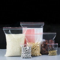 Sacs en plastique LDPE personnalisés avec impression en héliogravure, fermeture éclair transparente, étanches/respirantes, emballage biodégradable