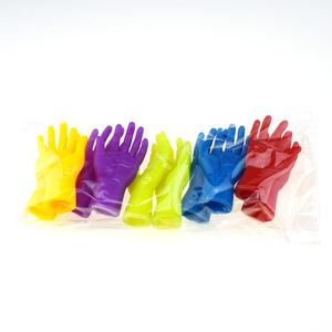 Mini fantoches de borracha para dedo, mão pequena colorida, dedo fofo para festas de bonecos engraçados, lembrancinhas