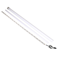 360 vue dmx 512 contrôle rgb led meteor tube light