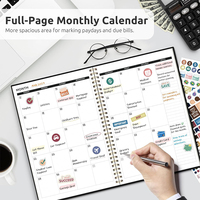 Guangao Hot-selling Hardcover A5 Notebook Spiral Journal Planner avec impression personnalisée organisateur de fichiers personnels