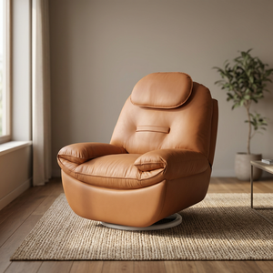 Sillón reclinable eléctrico Factort Direct para adultos, sofá reclinable eléctrico con función de balanceo giratorio y carga USB - Product Image 1