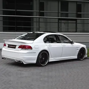 Front Rear Bumper For BMW 7 Series E66 2005-2008 Side Skirts Fenders FRP Material Body Kit