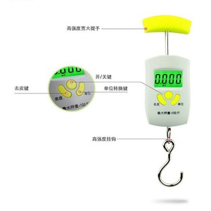 Mini Portable Digital Scale 50kg Electronic Weighing Scale For Luggage Fishing Express Delivery Spring Scale - Product Image 1