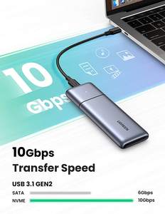 Rj45 M.<span class=keywords><strong>2</strong></span> NVME SATA SSD muhafaza USB C 3.1 Gen <span class=keywords><strong>2</strong></span> 10Gbps M.<span class=keywords><strong>2</strong></span> NVME muhafaza SupportsM ve B & M tuşları - Product Image 3