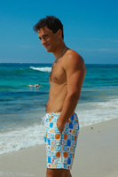 Fabricant de shorts de bain personnalisés pour hommes, imprimés, en tissu recyclé, séchage rapide, haute qualité, luxe, shorts de plage