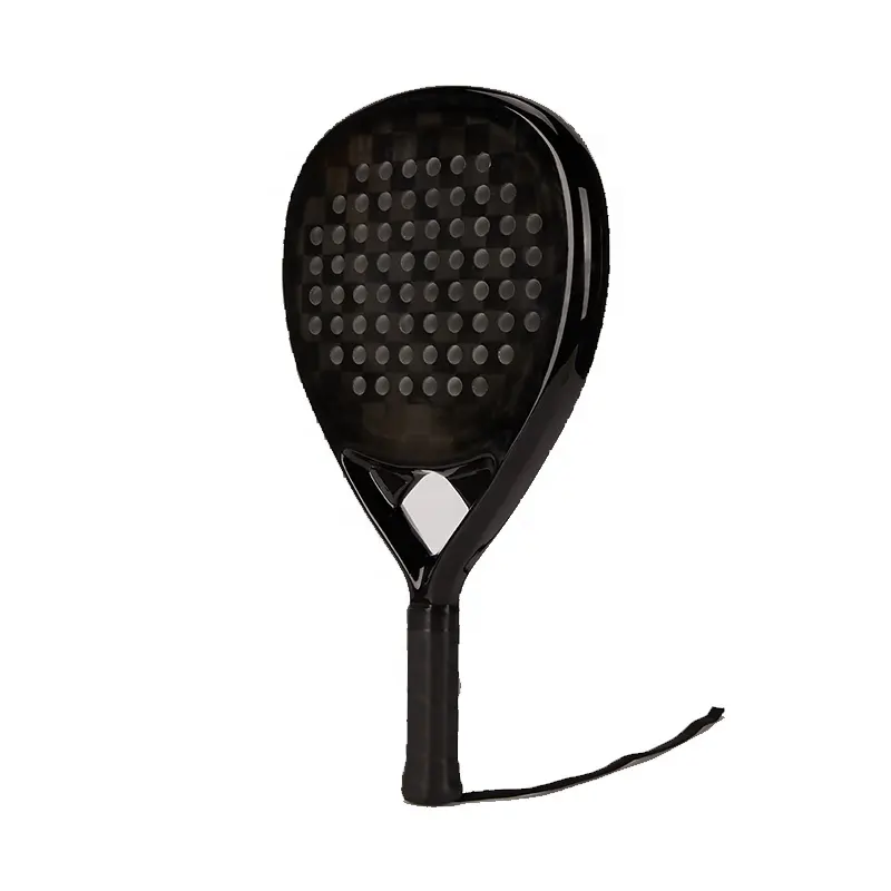 Padel Racket Carbon Fiber Power Lite Pop Tennis Paddle Paddleball Racquets Professional OEM Customized Design Diamond 12K