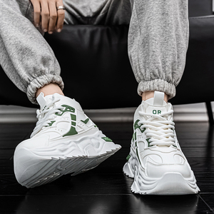 Chaussures pour hommes 2026 : Nouvelles baskets à talon compensé, plateformes à semelle épaisse, idéales pour le style décontracté et le sport masculin. - Product Image 3