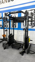 DINUO – Cage de musculation multifonctionnelle, machine à câbles tout-en-un avec double pile de poids pour entraînement complet du corps en salle de sport