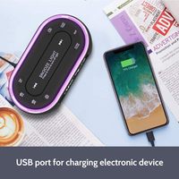 Moderne Dual Alarm Radio Clock mit 7 Farben Nachtlicht USB Ladegerät Batterie Backup Dimmer Snooze Feature-für kleine Schreibtisch Tisch