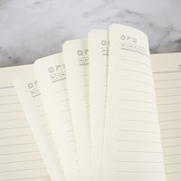 Carnet de notes exécutif A5 à couverture rigide en cuir avec sangle, écologique, 100 feuilles, papier quadrillé imprimé, personnalisable, idéal comme cadeau