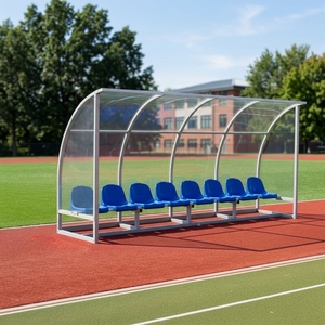 Banca para Suplentes de Fútbol Modular y Portátil, Estructura de Acero Galvanizado, Asientos Personalizables, para Uso en Campos Deportivos PY - Product Image 4