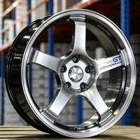 Rines de Aleación de Bronce Mate de 15 y 16 Pulgadas, 4x100, 5x100, 5x108, 5x110, 5x112, 5x114.3 para Honda, Toyota, VW, Audi, Mazda