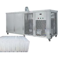 Machine à glaçons professionnelle stable pour la production uniforme de blocs de glace