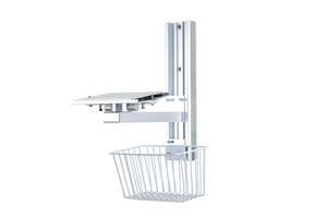 Dinding rumah sakit troli terpasang dinding Monitor pasien pendukung dinding dengan keranjang - Product Image 6