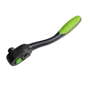 12H Handle Ratchet Wrench 1/2 Inch 72 Tooth H-Handle For Automotive Repair With Black And Green Star Handle - Product Image 5