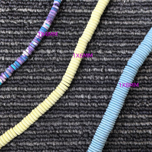 Listo para Enviar: Cuentas de Piedra Heishi de 1x4mm, Cuentas de Disco de Cristal Natural, Cuentas Espaciadoras para Fabricación de Joyas y Pulseras, Colores Surtidos, Venta al por Mayor - Product Image 6