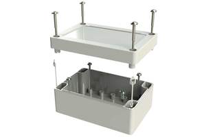 Boîtier de boîtiers NEMA série SG résistant aux intempéries IP65 IP66 IP67 Boîtier Hammond résistant aux chocs OKW Polycarbonate Housig Polycase - Product Image 3