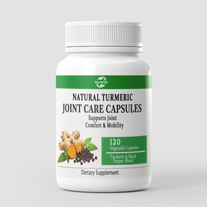 Cápsulas de Cúrcuma y Curcumina de Marca Privada OEM para el Soporte de las Articulaciones, 95% Curcuminoides con Jengibre y Pimienta Negra, 120 Cápsulas Vegetales - Product Image 1