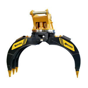 MONDE Bagger Hydraulischer rotierender Greifer Holz greifer <span class=keywords><strong>Log</strong></span> Grab Stone <span class=keywords><strong>Grapple</strong></span> - Product Image 1