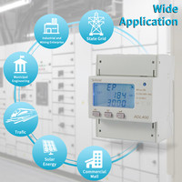 Medidor de Energía Trifásico Acrel ADL400 para Riel DIN con Comunicación RS485 para Sistemas de Monitoreo de Energía