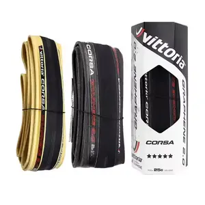 VITTORIA CORSA CONTROL 2.0 Tire For Road Bike Foldable Open Tire 700CX25C/28C 320 TPI Cycling Black Yellow Road Bicycle Tyre