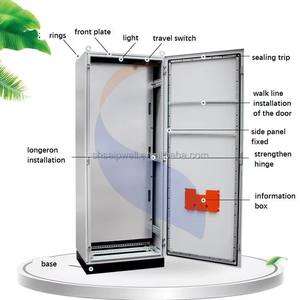 صندوق خزانة كهربائية صندوق IP54 مقاوم للماء مفردة أو مزدوجة من الفولاذ المقاوم للماء - Product Image 6