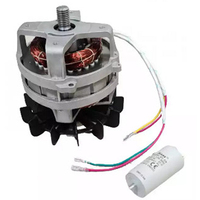 Moteur d'induction électrique monophasé industriel SUAGAN 650W 50Hz 2CV pour bétonnière, efficacité IE4