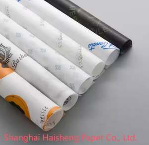 Custom Printed Greaseproof Burger Wrapper <b>Sheets</b> Disposable Food Grade PE Coated Kraft <b>Paper</b> - Product Image 6