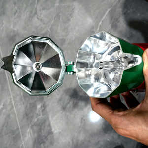 150/300ml Cafetière <span class=keywords><strong>Italienne</strong></span> En Aluminium Moka Pot Octogonal Espresso Moka Cafetière Cuisine Barista Accessoires - Product Image 3