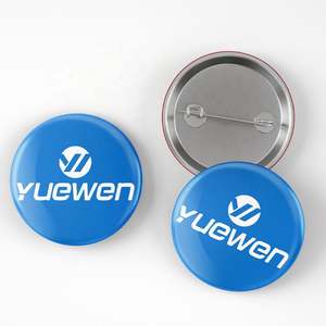 Insignia de Metal Personalizada con Logotipo y Patrón Impreso, Broche Promocional 2026, Insignia Redonda de Hojalata con Diseño de Anime y Dibujos Animados - Product Image 2