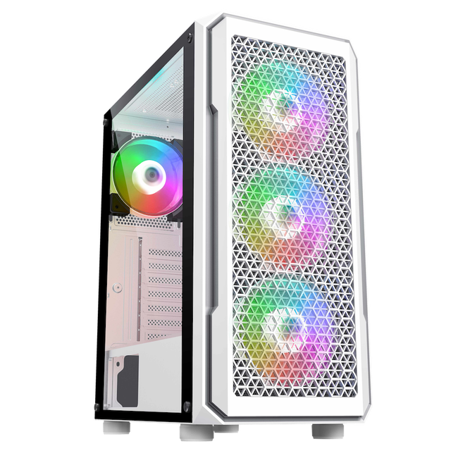 SAMA Computer Desktop case Tempered Glass Strong Cooling Computer Cabinet ARGB Lighting Pc case