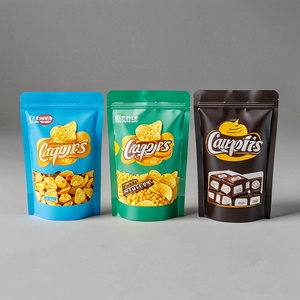 Custom Gravure Printed PE 100g 250g 500g Recyclable Coffee Bean Packaging Bag <b>Zip</b> Lock Stand up <b>Pouch</b> - Product Image 3