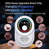 Répulsif à ultrasons pour souris et rats, dispositif extérieur écologique à semi-conducteurs 20kHz 25 40kHz