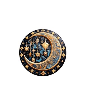 Pendentif décoratif rond en acrylique personnalisé, message de remerciement, motif personnalisé coloré pour la décoration de la voiture et de la maison - Product Image 5