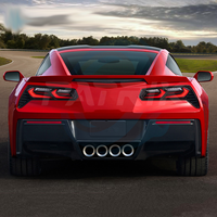 Nouveaux feux arrière LED clairs modifiés pour Chevrolet Corvette C5-C8, modèle 2008, avec installation Plug and Play, 6000 lumens
