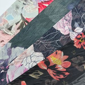 Tùy Chỉnh Điện Lưới Vải Với Độc Đáo In Thiết Kế Cho Cô Gái 'Thể Thao Polyester Spandex Vải Cho Quần Áo Ăn Mặc - Product Image 2