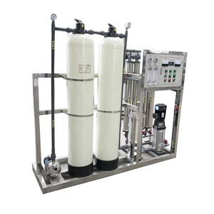 Machine <span class=keywords><strong>à</strong></span> osmose inverse sans sel de taille industrielle, dessalement de l'<span class=keywords><strong>eau</strong></span> salée pour les hôtels, 1000 L/heure, affichage numérique 1 an, boîte de vitesses - Product Image 1