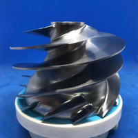 Turbine d'usinage CNC 5 axes 1.4418, pièce en acier inoxydable duplex d'usinage CNC, Services d'usinage de pièces de pompe CNC SS420 5 axes