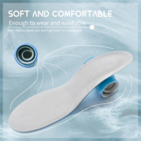 Semelle intérieure de baskets en gel super doux pour la course à pied au basket semelles intérieures anatomiques en silicone TPE pour chaussures de sport semelles confortables