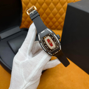 Women's Black Ceramic Full Diamond Automatic Mechanical <b>Watch</b> 07-01 Fashion <b>Watch</b> - Product Image 5