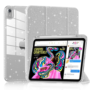 เคสสำหรับ iPad (<span class=keywords><strong>A16</strong></span>) รุ่นที่ 11 ปี 2025, เคส iPad รุ่นที่ 10 ขนาด 10.9 นิ้ว ปี 2022 ฝาหลัง TPU แบบกลิตเตอร์พร้อมเปลือกหลังใสเงา - Product Image 1