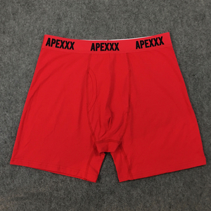 Vivace <span class=keywords><strong>boxer</strong></span> di cotone rosso comodo, biancheria intima da <span class=keywords><strong>uomo</strong></span> traspirante con elegante personalizzato ideale per slip da indossare ogni giorno - Product Image 4