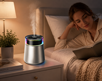 Grand humidificateur ultrasonique de 7 L avec veilleuse LED, 360° °   Diffuseur de brume froide à faible bruit pour la maison et le bureau