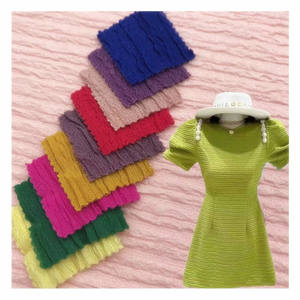 95% Polyester 5% Spandex Tissu Stretch Poly 230gsm 160cm Crêpe Tricoté Tissu pour Vêtements - Product Image 5