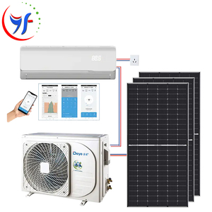 เครื่องปรับอากาศไฮบริดพลังงานแสงอาทิตย์แบบขายส่ง พร้อมระบบออฟกริด 9000 12000 18000 24000 BTU รุ่น Yf-acdc-12k/18k/24k Solar Air - Product Image 5
