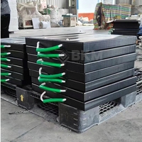 Plaque de support robuste en UHMWPE sur mesure avec haute capacité de charge et surface antidérapante pour le soutien au sol des excavateurs minières
