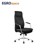 Chaise de Visiteur en Cuir EGROspace pour Conférences et Bureaux Professionnels