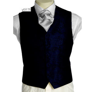 Gilet da <span class=keywords><strong>Uomo</strong></span> in Raso <span class=keywords><strong>Blu</strong></span> Royal con Scollo a V, Vestibilità Slim, Elegante e Casual - Product Image 1