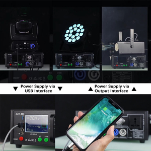 1500W di động không dây sạc cơ sở có thể sạc lại pin ngân hàng điện cho di chuyển đầu DJ Sân khấu ánh sáng lạnh tia lửa máy - Product Image 2